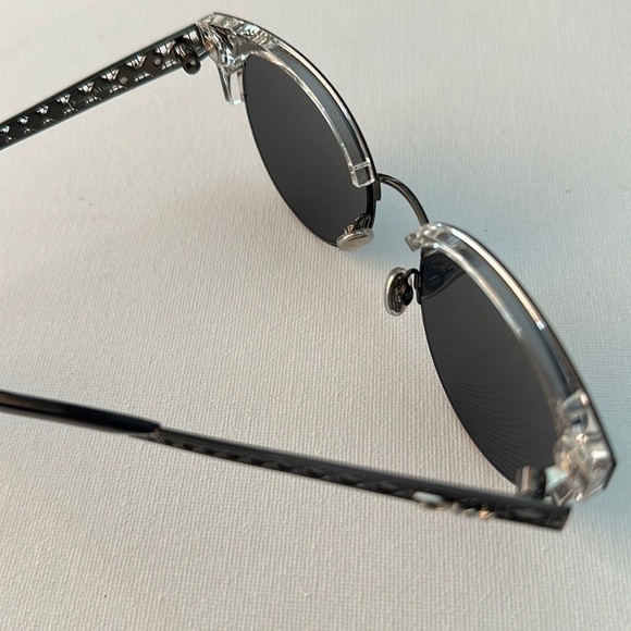 CHRISTIAN Dior Diorama Mini Round Cat Eye
Black Dark Gray Lens NEW - Picture 8 of 16